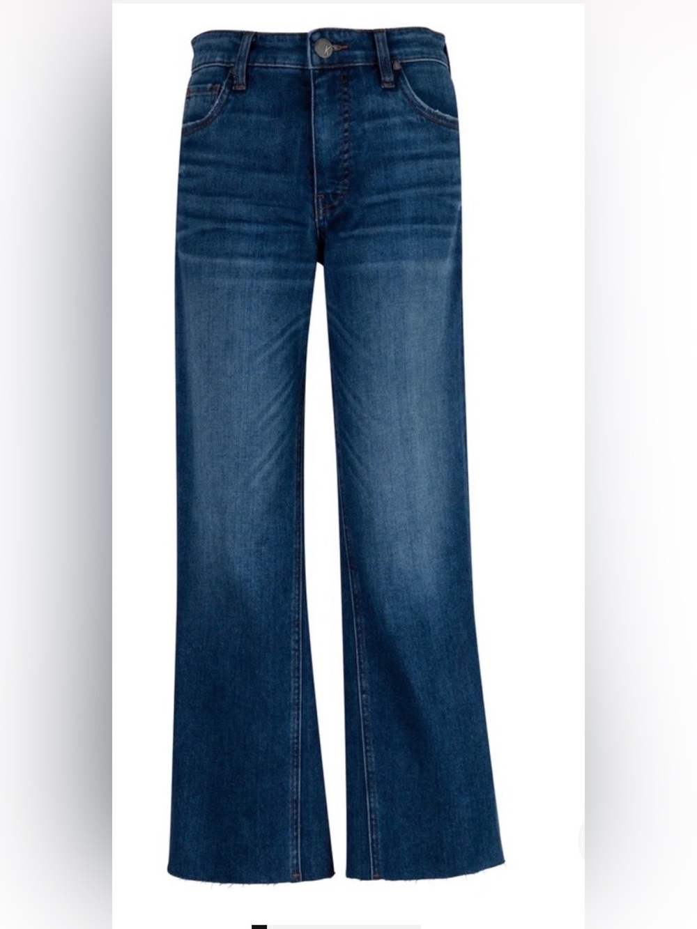 Kut from the Kloth Kelsey fab ab ankle flare jeans 12